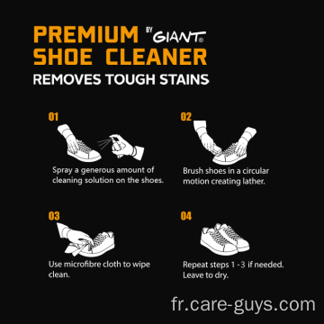 Nettoyer de chaussures adapté aux soins aux chaussures